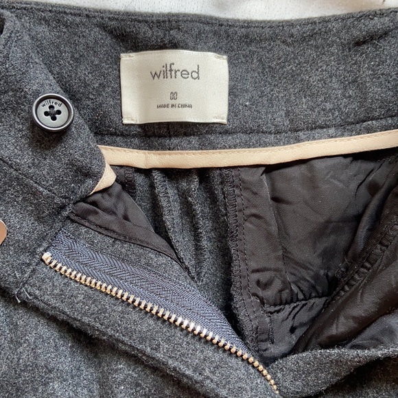 Aritzia Tie Front Wool Pant size ‘’00’’ Wilfred - Picture 3 of 5